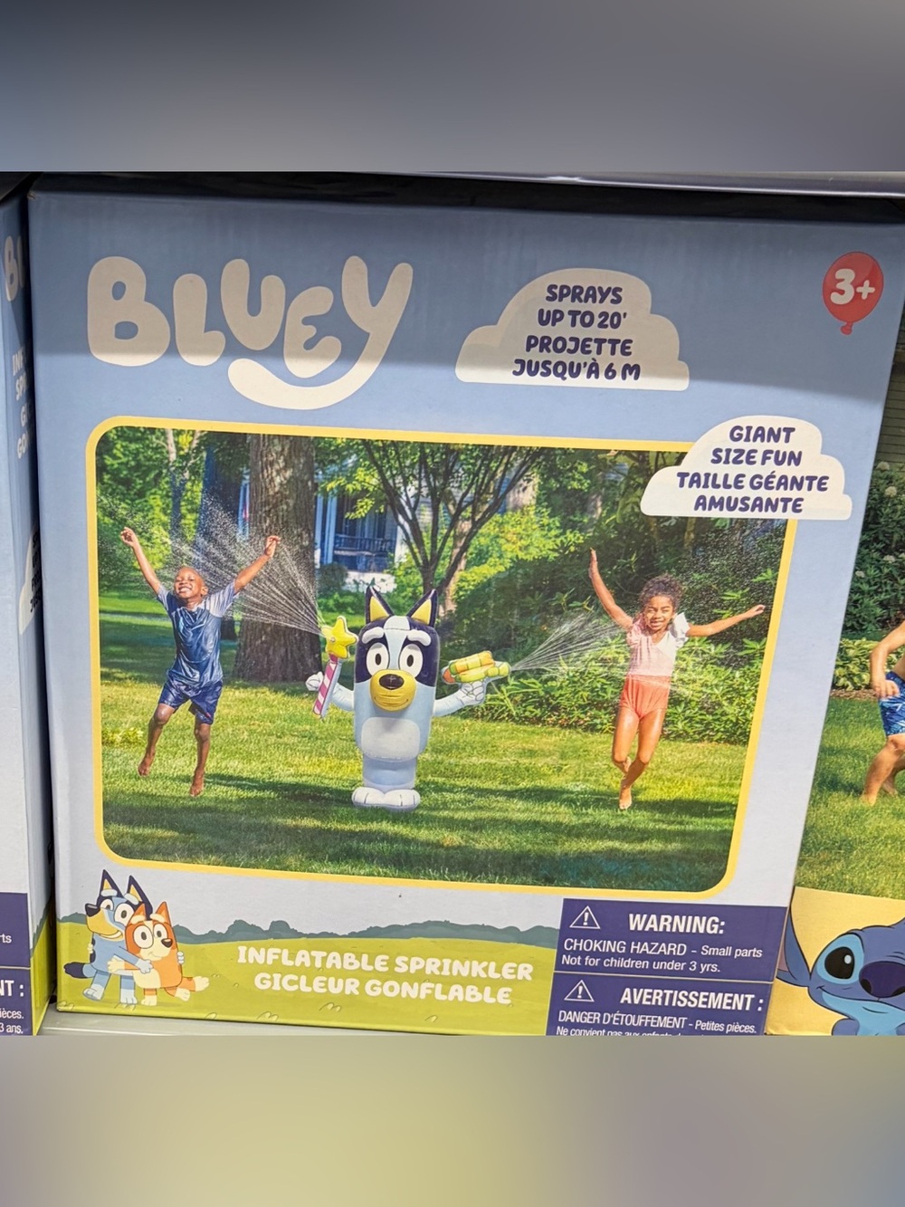 Inflatable Sprinkler - Blue Character Kids Water Toy